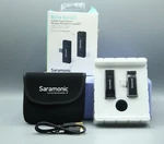 Saramonic Blink GO-U1 2.4GHZ Dual-channel Wireless Mic System. Fixed Price $17.99.