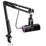 Fifine Xlr/usb Gaming Microphone Set Dynamic Pc For Streaming Podcasting. Fixed Price $117.22.