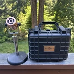 Placid Audio RU-80 Carbonphone Microphone With Limited Edition Flight Case. Fixed Price $375.00.