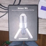 Samson Meteor Usb Studio Microphone Silver Mute Button Adjustable Stand. Fixed Price $29.49.