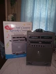 Vtg Optimus Stereo Dual-cassette Karaoke Center Cat #32-1160 *not Working* 1997. Fixed Price $50.00.