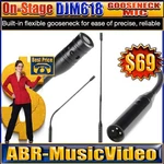 On-stage Gooseneck Mic DJM618. Fixed Price $43.00.
