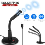 Computer Mini Condenser Microphone Usb Stand Recording For Pc Desktop Laptop. Fixed Price $12.59.