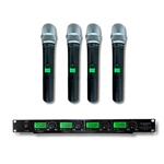 Musysic MU-U4H Professional Channel Uhf Handheld Wireless Microphone System. Fixed Price $199.99.