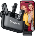 Datarm 2 Pack Wireless Lavalier Microphones For Iphone/ipad With Charging Case. Fixed Price $28.66.