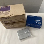 2X Sony F-BM7 Dynamic Microphone With A-25N Stands. Fixed Price $75.00.