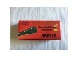 AUDIO2000'S APM175 Gray Handheld Professional Cardioid Dynamic Microphone. Fixed Price $39.99.