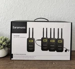 Saramonic VMICLINK5 5.8GHZ Wireless Lavalier Microphone System Transmitter. Fixed Price $199.00.
