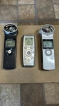 Zoom H1 Handy Lot Of 3 Digital Audio Recorders W/ Cases Tested Works. Fixed Price $120.00.