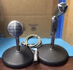 Vintage Shure CR20SLC, & Electro-voice 623 W/stands, F-11 Adapter! Both Work!. Fixed Price $145.00.
