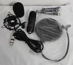 Zingyou Desktop Condenser Microphone Set ZY-801; W/ Stand, Xlr Cable, Pop Filter. Fixed Price $35.00.