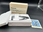 Vintage Panasonic WM-1240 Microphone New Original Box Made Japan Nos. Fixed Price $46.99.