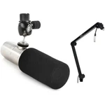 Earthworks Ethos Condenser Broadcast Microphone Bundle With Desktop Boom Stand. Fixed Price $439.00.