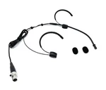 Black Double Earhook Headset Omnidirectional Mic For Shure Wireless Body-packs. Fixed Price $26.00.
