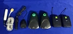 Mixed Lot Shure Microflex MX690, MX391/0, MX202, ULX1-J1 Mics & Transmitters. Fixed Price $280.00.