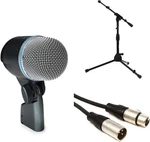 Shure Beta 52A Kick Drum Microphone Pack With Stand Cable Free Shipping. Fixed Price $247.99.