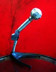 Vintage 1960S University Sound 5050 Dynamic Cardioid Microphone W Atlas Stand. Fixed Price $117.45.