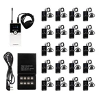 TT116 Tour Guide System 656FT Transmitter 20 Receiver Charging Base For Church. Fixed Price $639.99.