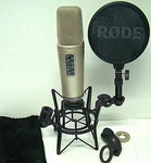 Rode NT2-A Multi-patern Dual Condenser Microphone & Desk Top Stand. Fixed Price $200.00.