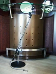 Vintage 1990'S Shure 545L Dynamic Cardioid Microphone Lo Z W Stand & Boom Arm. Fixed Price $199.00.
