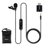 Movo Universal Lavalier Microphone For Usb, Laptop, Pc, Mac, Smartphone, Camera. Fixed Price $12.95.