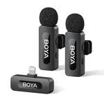 Boya BY-V2 Wireless Microphones For Iphone Ipad With Mfi Certified Lightning .... Fixed Price $64.80.