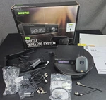 Shure Slx-d Wireless System W/ WL93 Lav Mic & SXLD4 SLXD1 558-616 Mhz. Fixed Price $499.99.