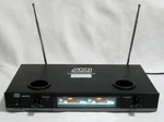 American AKJ6112 Wireless Dual Microphone Vhf Receiver Only 223.40/235.80 Mhz. Fixed Price $15.00.