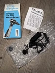 Radio Shack Tie Clip Omnidirectional Microphone Miniature New 33-3013. Fixed Price $19.95.