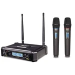 Skp Audio UHF-600 Pro Digital Wireless Vocal Dual Handheld Microphone System. Fixed Price $119.99.
