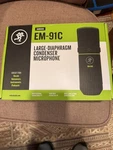 Mackie EM-91C Diaphragm Condenser Microphone Black. Fixed Price $30.00.