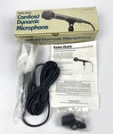 Realistic Radio Shack Professional Cardioid Dynamic Microphone 33-1073A Open Box. Fixed Price $15.50.