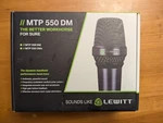 Lewitt Mtp 550 Dm Dynamic Vocal Microphone W/ Box & Foam Excellent Condition. Fixed Price $89.00.