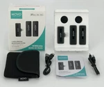 Movo Wireless Mini Di Duo Dual Lightning Lavalier Microphone For Iphone. Fixed Price $28.76.