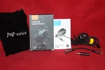 Pop Voice Dual Cores Lavalier Lapel Microphone. Fixed Price $11.00.