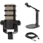 Rode Podmic Dynamic Broadcast Microphone With Desk Stand (DS2). Fixed Price $159.99.