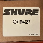 Shure ADX1M=G57 Wireless Microphone Bodypack Transmitter. Fixed Price $1299.98.
