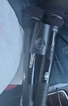 Singing Machine Unidirectional Dynamic, Wireless, Microphone, SMM107, Black. Fixed Price $50.00.