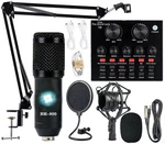 Podcast Equipment Bundle, BM-800 Condenser With Voice Changer, Recording Stud.... Fixed Price $55.76.
