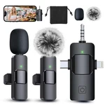 Pqrqp 3 In 1 Professional Wireless Lavalier Microphone For Iphone, Android, C.... Fixed Price $47.12.