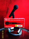 1990'S Audio Technica Pro 4L Dynamic Cardioid Microphone Lo Z W Extras # 3. Fixed Price $95.70.