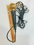 Karaoke Echo Microphone Radioshack In Box 33-3006 Gold Tones. Fixed Price $28.19.