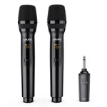 Lekato 2X Wireless Dynamic Condenser Microphone Handheld & Receiver Rechargeable. Fixed Price $64.99.