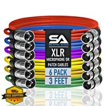 Seismic Audio SAXLX-3 Xlr Cables 3FT Color-coded 6 Pack Microphone. Fixed Price $69.99.