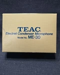 Rare Teac Electret Condenser Microphone ME-30 Vintage Made Japan. Fixed Price $19.99.