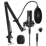 Maono Xlr Condenser Microphone, Professional Cardioid Studio Recording Black. Fixed Price $92.38.