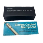 Realistic 33-1080 Back Electret Cardioid Microphone W/cord. Fixed Price $49.99.