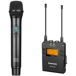 Saramonic UWMIC9 RX9+HU9 Uhf Wireless Handheld System W/ Portable Dual-chann. Fixed Price $195.30.