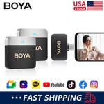 Boya BY-M1V Wireless Lavalier Microphone For Iphone Android Smartphone Camera. Fixed Price $80.00.