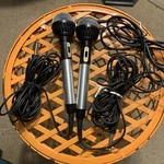2 Vintage Rare Numark Ud 9500 Dynamic Microphone Japan. Fixed Price $110.00.